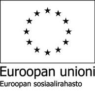 EU-lippulogo: Euroopan sosiaalirahaston tunnus